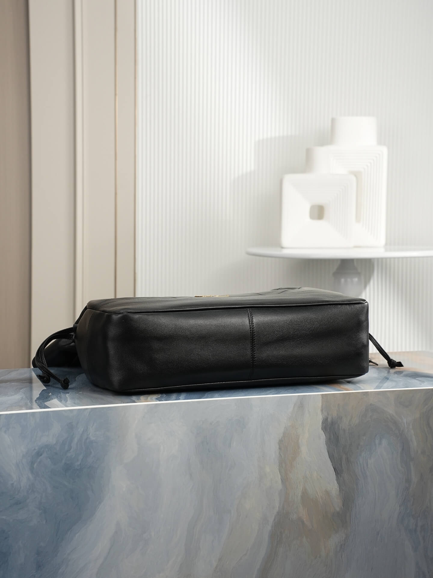 Saint Laurent Jamie 4.3 Shopping Tote Bag in Black Quilted Nappa Lambskin - Image 4
