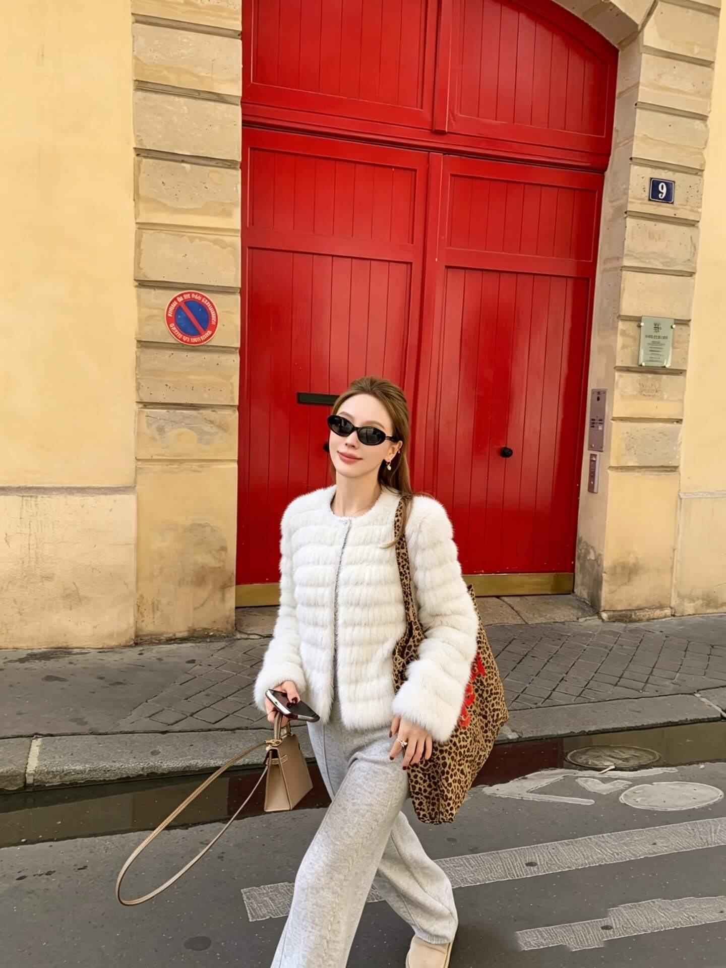 Dior Textured Fur Cardigan Jacket Off White Braided Trim Collarless Coat. - Image 6