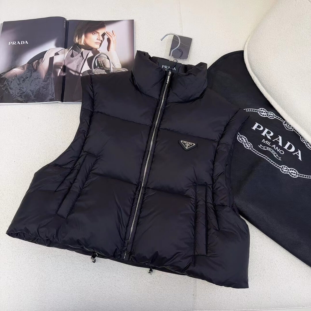 Prada Convertible 2-in-1 Cropped Jacket & Vest - Image 11